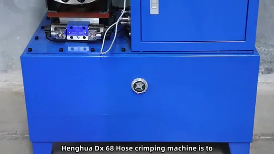 Excavator Forklift Air Conditioner 2inch 4sp Pipe Hose Crimper Wire Rope Pressing Machine Hydraulic Assembly Hose Crimping Machine 