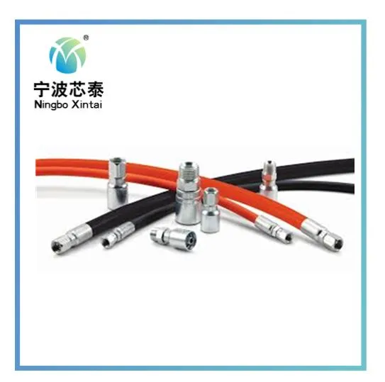 ODM OEM Factory 6000psi 3000psi 9000psi SAE 100r2 Hydraulic Hose Assembly for Heavy Machinery Price Carbon Steel Rubber Adapter Galvanized Round 