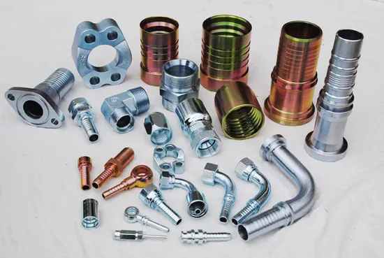 High Temperature Hydraulic Flexible Tube Rubber Hose Fitting Assembly 