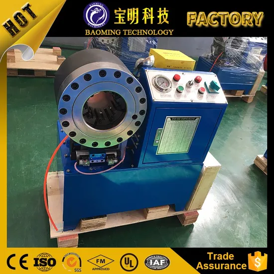 Assembly Customize Cable Lug Stainless Steelwire Rope Hose Crimping Machine 