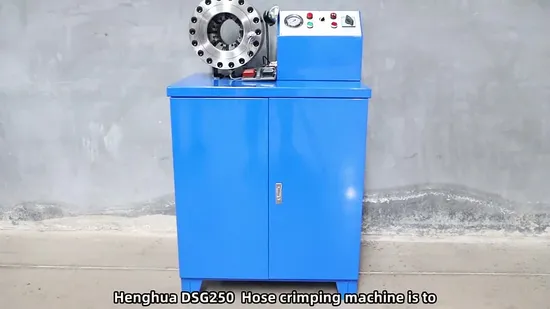 Quick Change Tool 2′ ′ 3′ ′ Brake Hose Press Machine AC Crimping Tool Assembly Hydraulic Hose Making Crimping Machine 