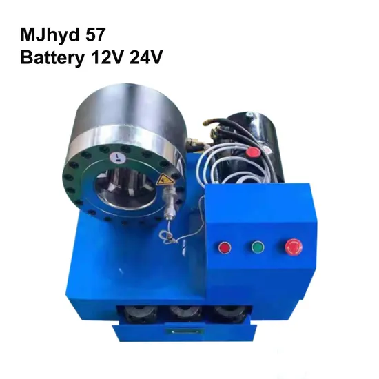 for Outdoor Work 2′′ 12V/24V Battery Cell Industrial Hydraulic Assembly PVC Pipe Clamp Hose Fitting Crimping Machine 